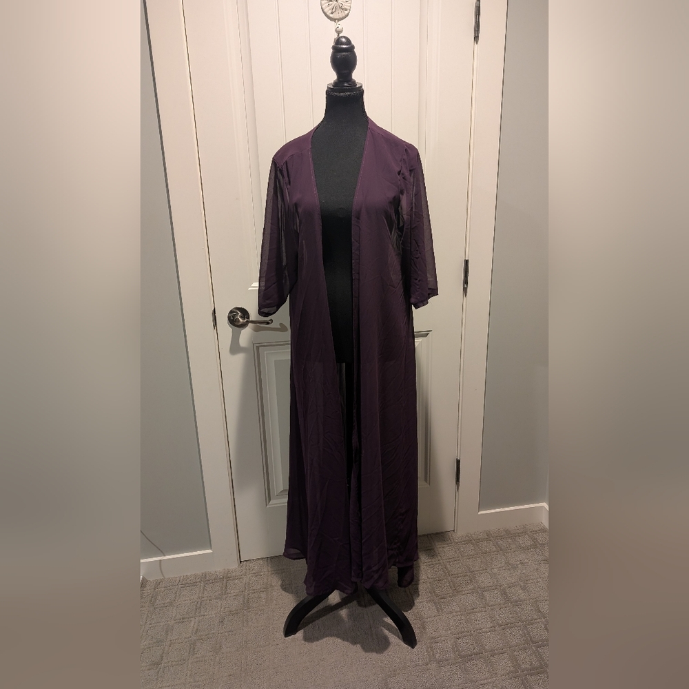 Elegant Purple Women's Robe